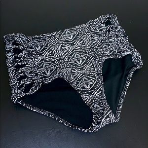 High waisted bikini bottoms